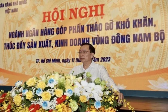 Phó Thống đốc thường trực NHNN Đào Minh Tú phát biểu tại hội nghị Phó Thống đốc thường trực NHNN Đào Minh Tú phát biểu tại hội nghị