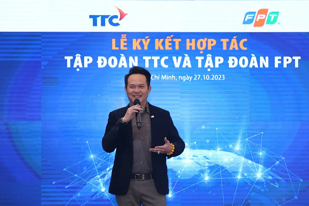 Ông Đặng Hồng Anh, Phó Chủ tịch TTC, Chủ tịch Hội Doanh nhân trẻ Việt Nam