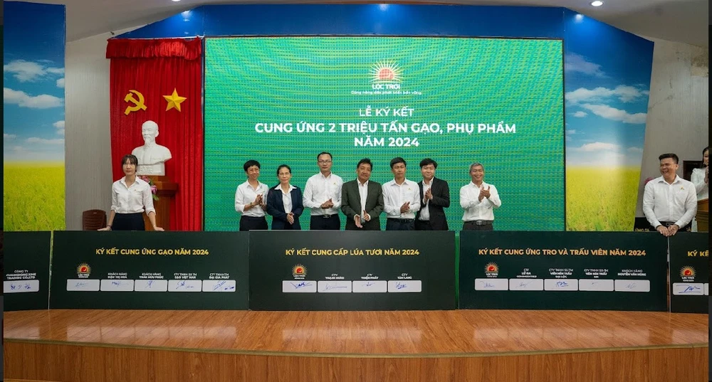 Lộc Trời ký ghi nhớ cung ứng 2 triệu tấn gạo cho năm 2024