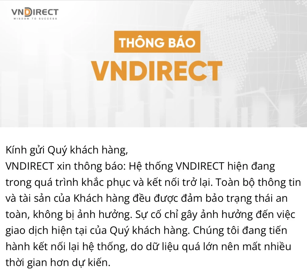 Hệ thống giao dịch bị tấn công, nhà đầu tư bán tháo VND