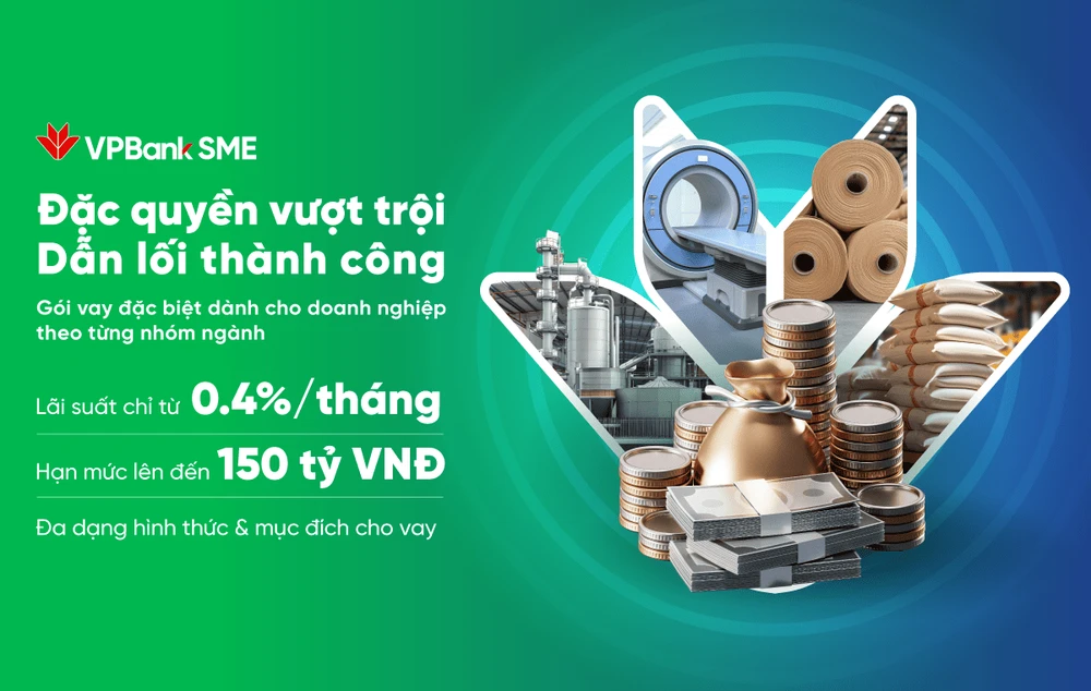 VPBank tung nhiều gói ưu đãi cho doanh nghiệp