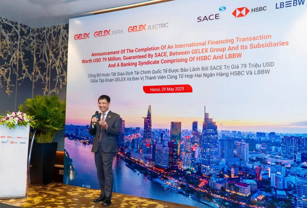 Ông Nguyễn Trọng Hiền, Chủ tịch HĐQT GELEX phát biểu tại sự kiện Ông Nguyễn Trọng Hiền, Chủ tịch HĐQT Tập đoàn GELEX..jpeg