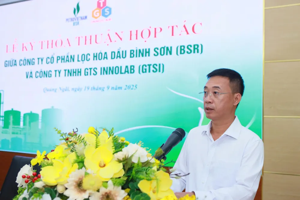 Ông Phan Trường Sơn - Chủ tịch HĐTV GTSI phát biểu tại Lễ ký kết 41688b65d1115b4f0200.jpg