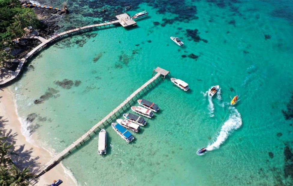 富国岛的美景。