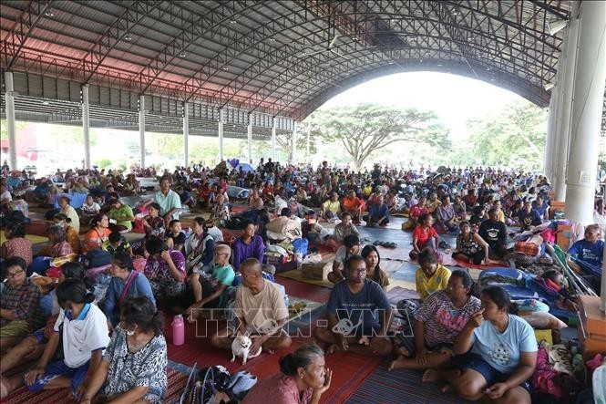 2025年8月初，泰国四色菊府民众撤离，以避免边境冲突。