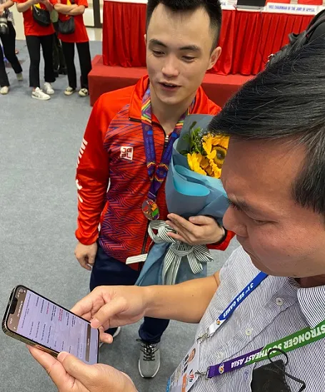 Duy nhất tuyển thủ dự SEA Games 31, thể thao Lạng Sơn có ngay huy chương ngày đầu ảnh 1