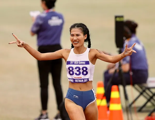 Chùm ảnh: 50 sắc thái của Khuất Phương Anh khi vô địch SEA Games 31 ảnh 3