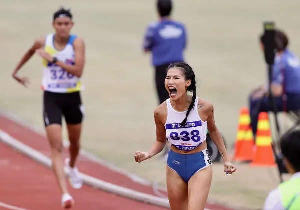 Chùm ảnh: 50 sắc thái của Khuất Phương Anh khi vô địch SEA Games 31 ảnh 2