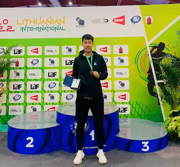 Tay vợt Lê Đức Phát đã có khởi đầu tốt ở lần thi đấu châu Âu hiện tại. Ảnh: Đ.PHÁT