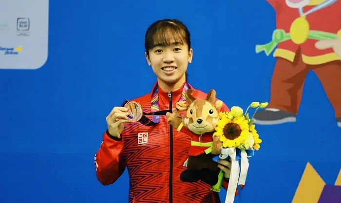 Vũ Thị Anh Thư đang là tay vợt nữ có thành công tại giải cầu lông Croatia 2022 vừa qua. Ảnh: A.THƯ