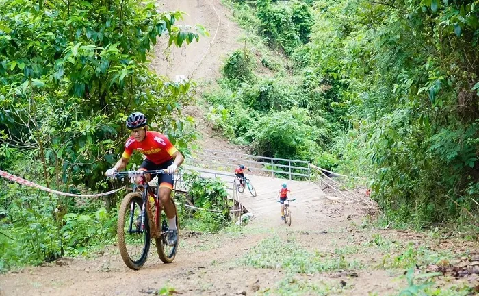 Các nội dung xe đạp địa hình Đại hội thể thao toàn quốc sẽ thi đấu ở Hòa Bình. Ảnh: N.QUỲNH