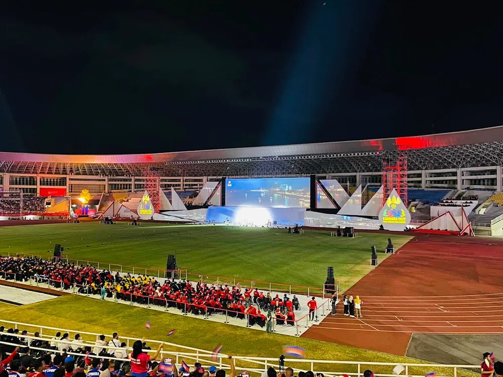 Lễ bế mạc ASEAN Para Games 11-2022 đã được tổ chức và tất cả cùng hẹn nhau ở kỳ thi đấu tiếp theo vào năm 2023. Ảnh: PT.DƯƠNG