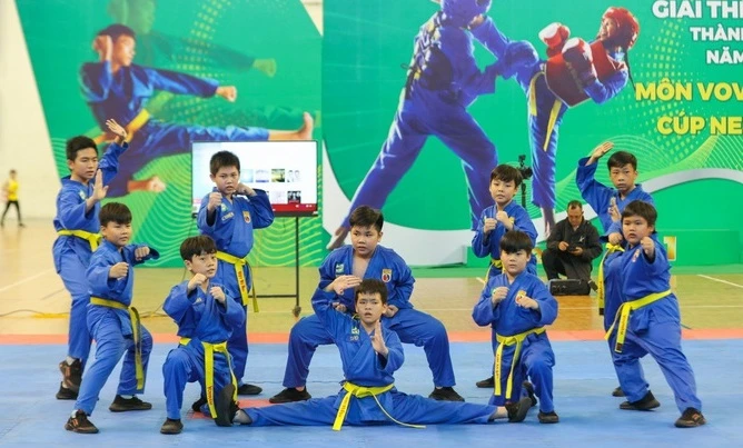 Các học sinh trong cả nước sẽ có cơ hội dự giải vovinam học sinh toàn quốc 2022 ở Phan Thiết. Ảnh: VovinamVN