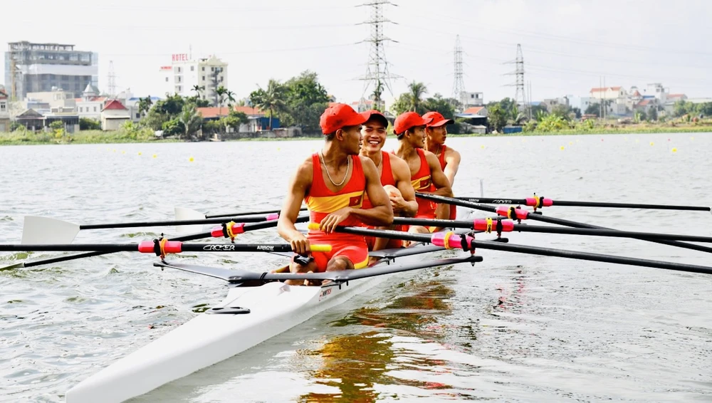 Các VĐV đang thi đấu quyết liệt ở Đại hội thể thao toàn quốc năm nay. Ảnh: VCRSF