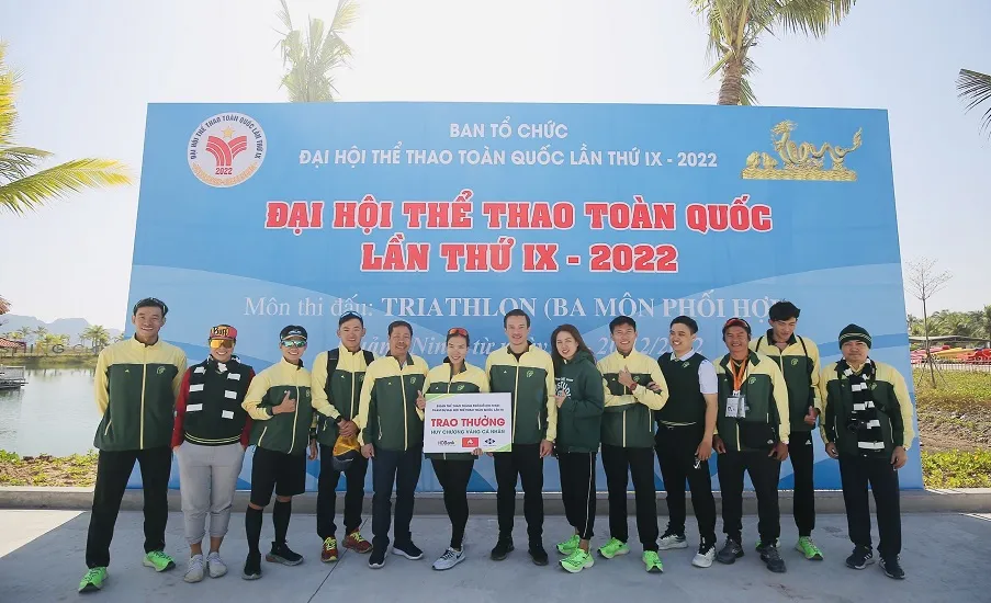 Là môn thể thao mới nhưng 3 môn phối hợp (triathlon) đã mang lại cho đơn vị TPHCM những tấm HCV quan trọng ở ngày cuối thi đấu Đại hội thể thao toàn quốc lần 9-2022. Ảnh: DŨNG PHƯƠNG