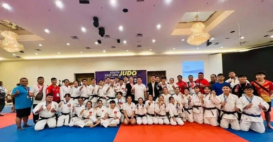 Judo Việt Nam đã có kết quả đầy bất ngờ tại giải vô địch Đông Nam Á 2023. Ảnh: H.AN