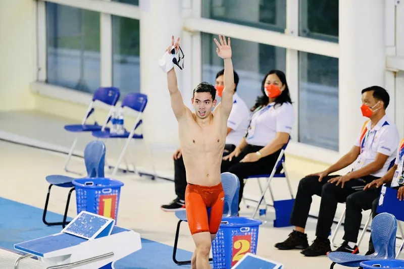 VĐV bơi lội Nguyễn Huy Hoàng là một trong những niềm hy vọng thành tích cao tại các đấu trường của thể thao Việt Nam trong năm 2023. Ảnh: DŨNG PHƯƠNG