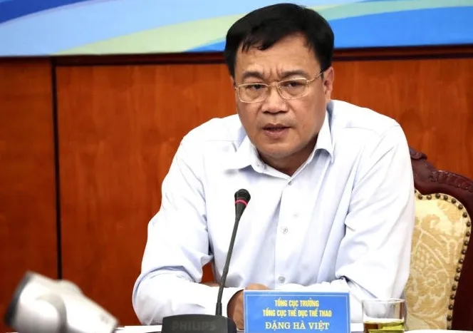 Tổng cục trưởng Tổng cục TDTT Đặng Hà Việt đã trao đổi cùng SGGP đầu năm mới. Ảnh: TDTT