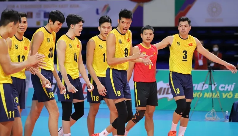 Đội bóng chuyền nam Việt Nam đã có HCB tại SEA Games 31 và rất được chờ đợi bảo vệ thành công kết quả trên tại SEA Games 32. Ảnh: N.A Đội bóng chuyền nam Việt Nam đã có HCB tại SEA Games 31 và rất được chờ đợi bảo vệ thành công kết quả trên tại SEA Games 32. Ảnh: N.A