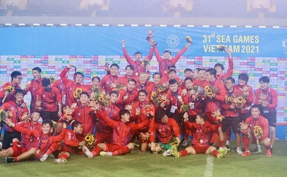 Đội bóng đá U22 Việt Nam sẽ dự SEA Games 32 với vị thế là đương kim vô địch. Ảnh: DŨNG PHƯƠNG