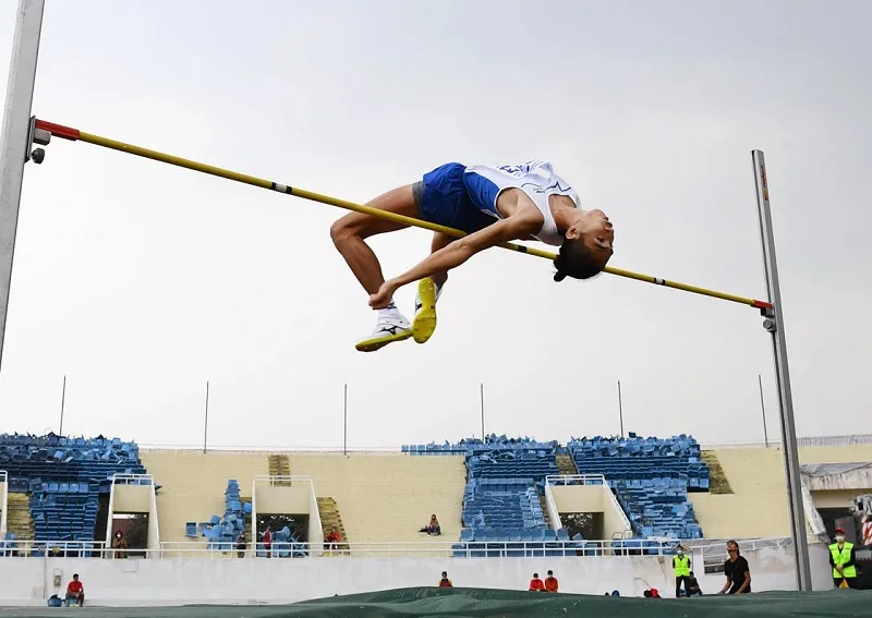 Vũ Đức Anh từng vượt qua được mốc trên 2m20 nên khả năng chinh phục đỉnh cao tại SEA Games 32 hoàn toàn có cơ sở. Ảnh: MẠNH QUÂN.DT
