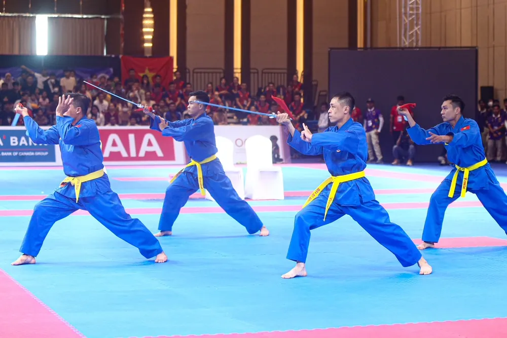 Vovinam Việt Nam hứa hẹn sẽ có thêm HCV trong ngày tranh tài 7-5. Ảnh: NHẬT ANH