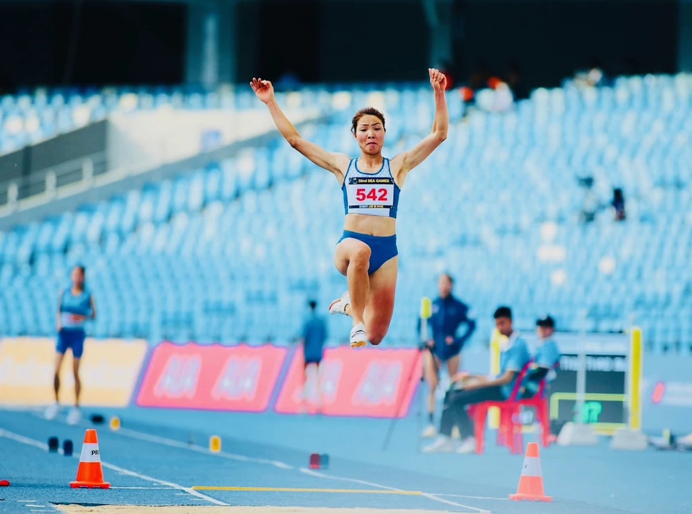 Bùi Thị Thu Thảo đã nỗ lực tại SEA Games 32 và có được tấm HCB. Ảnh: DŨNG PHƯƠNG