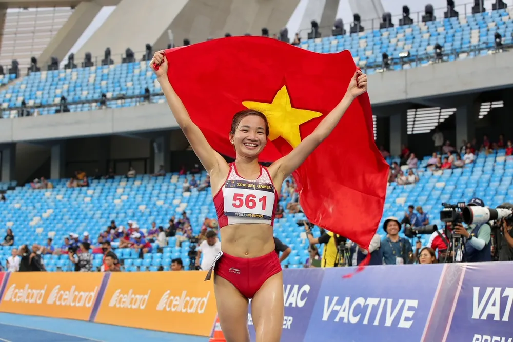 Nguyễn Thị Oanh đã có kỳ SEA Games đáng nhớ tại Campuchia lần này. Ảnh: DŨNG PHƯƠNG Nguyễn Thị Oanh đã có kỳ SEA Games đáng nhớ tại Campuchia lần này. Ảnh: DŨNG PHƯƠNG