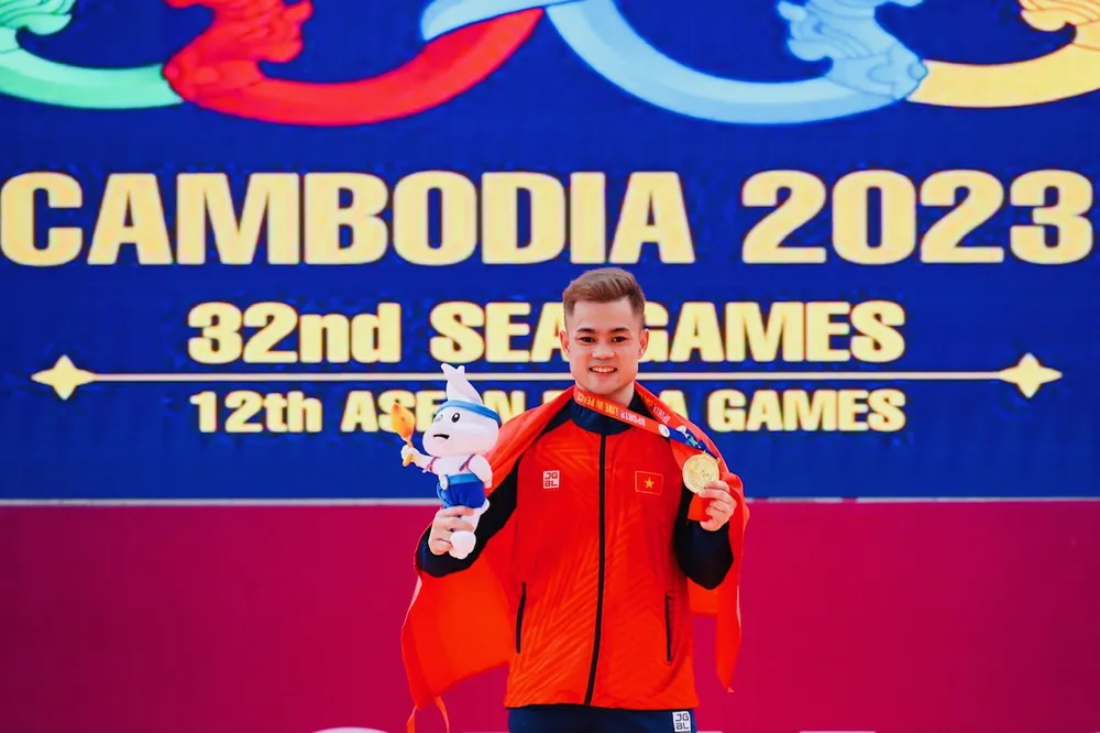 Lại Gia Thành có chiến thắng xứng đáng ở Campuchia lần này. Ảnh: DŨNG PHƯƠNG