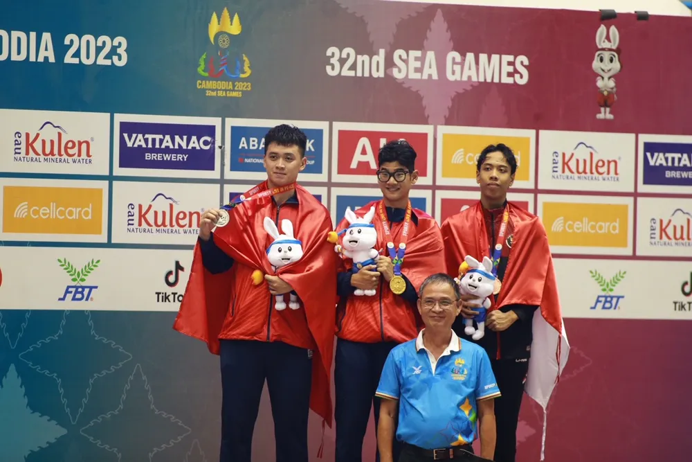 Tuyển lặn Việt Nam đang có kỳ SEA Games thành công. Ảnh: DŨNG PHƯƠNG