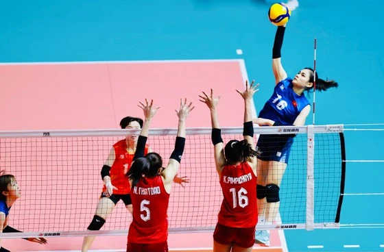 Vi Thị Như Quỳnh thi đấu tại SEA Games 32 vừa qua. Ảnh: DŨNG PHƯƠNG