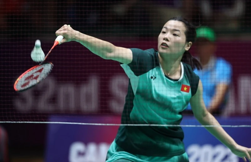 Thùy Linh đang nỗ lực thi đấu các giải thuộc hệ thống World Tour Super của cầu lông quốc tế BWF. Ảnh: D.P