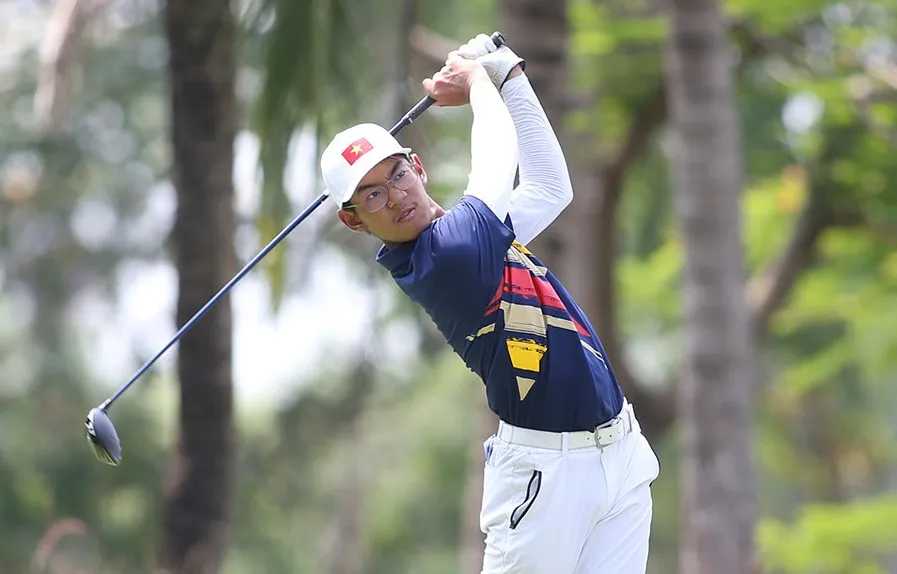 Lê Khánh Hưng là thành viên đội tuyển golf Việt Nam dự ASIAD 19-2022 vào tháng 9 năm nay. Ảnh: D.P