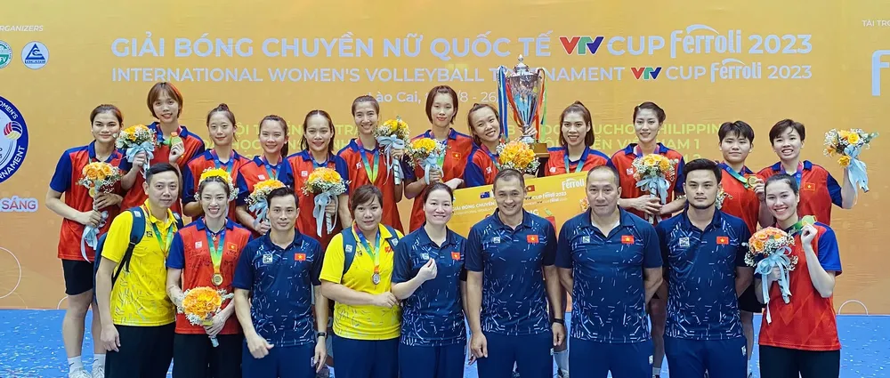 Đội tuyển bóng chuyền nữ Việt Nam 1 có nhiều cầu thủ có chuyên môn tốt ở thời điểm hiện tại. Ảnh: MINH MINH