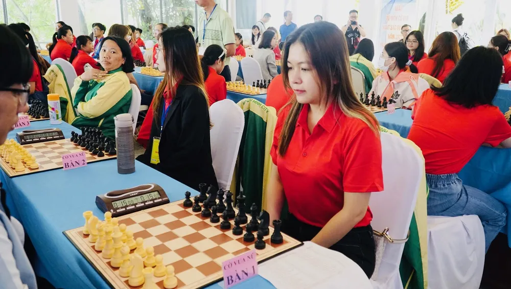 Đại kiện tướng Nguyễn Thị Mai Hưng thi đấu giải năm nay và cô đang có sự chuẩn bị cho đấu trường ASIAD 19. Ảnh: MINH MINH