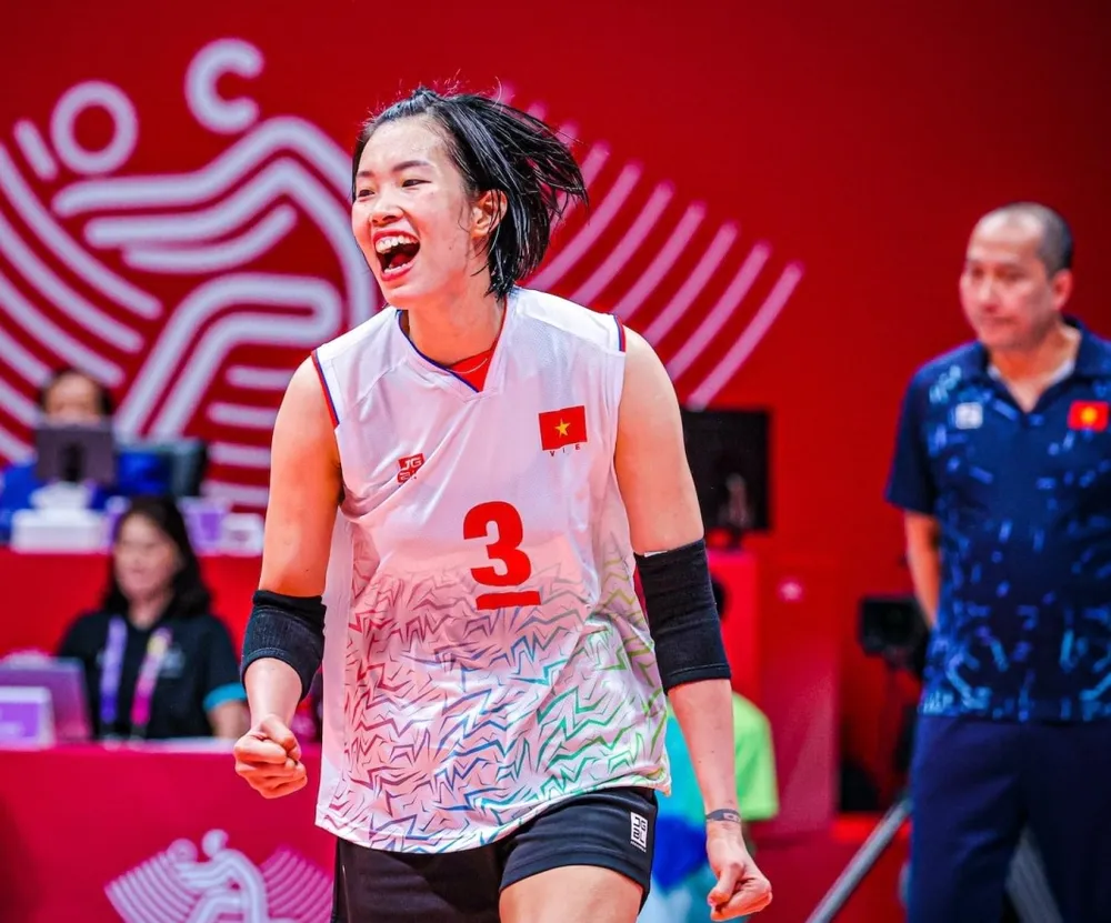 Trần Thị Thanh Thúy đã có trận cuối cùng với đồng đội ở Hàng Châu (Trung Quốc) trước khi trở lại Nhật Bản. Ảnh: AVC