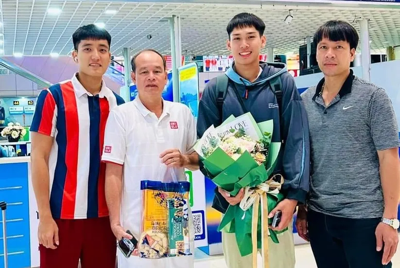 Cầu thủ Thái Lan Assanaphan Chantajorn đã tới Hà Tĩnh để hội quân cùng đồng đội dự vòng hai giải đấu năm nay. Ảnh: MINH MINH