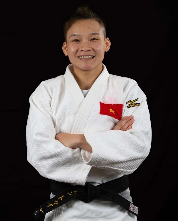 Thanh Thủy đã hết chấn thương và trở lại thi đấu quốc tế. Ảnh: IJF