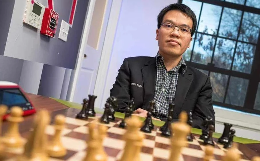 Liêm dự giải St Louis Chess 2023 mới đây. Ảnh: ST.LOUIS CHESS