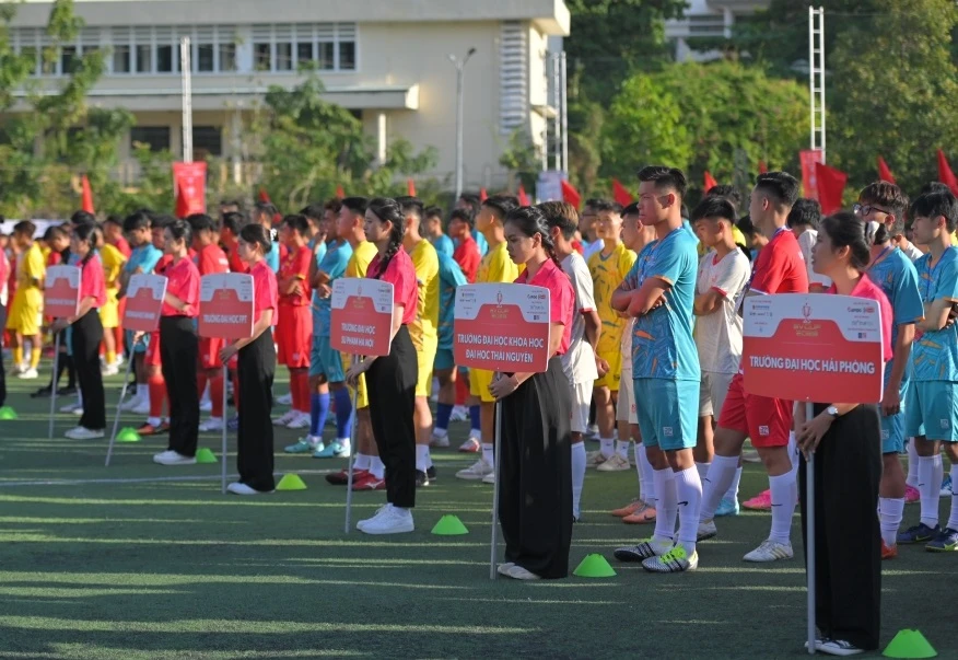 Các giải thể thao cho sinh viên vẫn luôn được sức hút đáng kể từ người hâm mộ và các cơ quan quản lý nhà nước. Ảnh: Bộ GD&ĐT