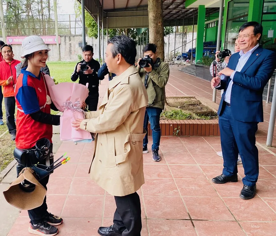 Ánh Nguyệt đang quyết tâm để tranh tấm vé chính thức tới Olympic Paris (Pháp) 2024. Ảnh: MINH MINH