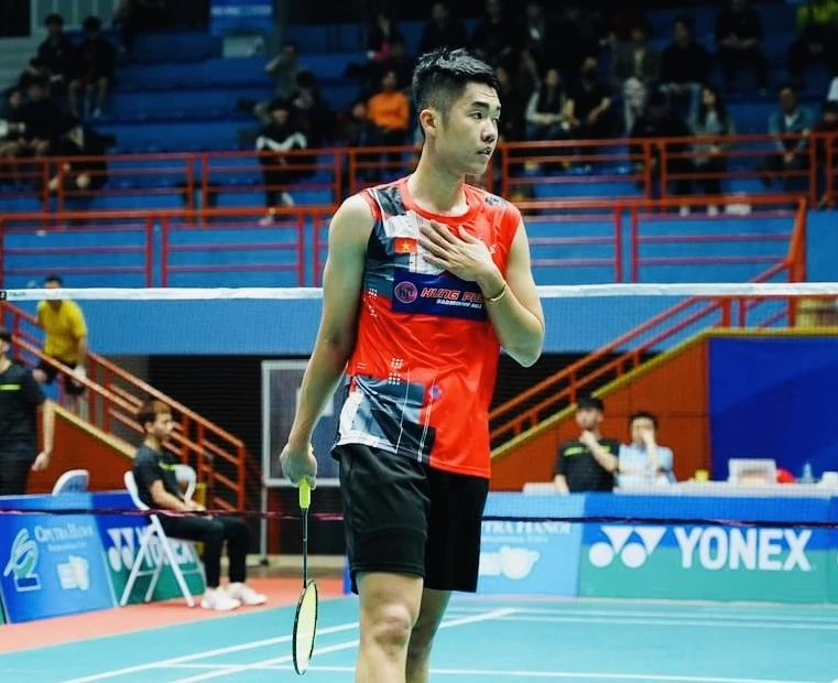 Tay vợt Lê Đức Phát thua đáng tiếc ở nội dung đơn nam tại giải. Ảnh: BUBADU.BADMINTON