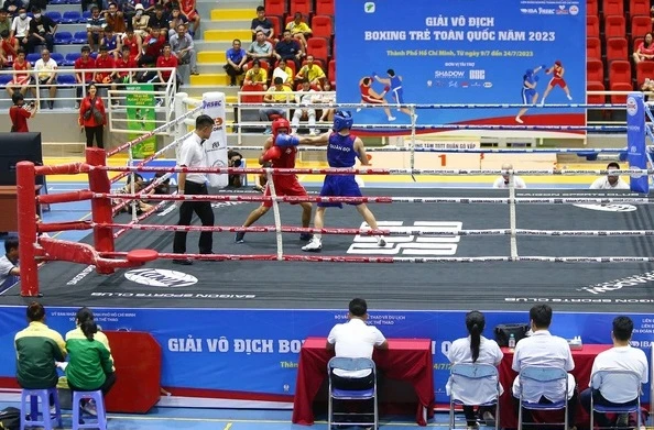 Giải boxing trẻ toàn quốc luôn thu hút sự quan tâm của giới chuyên môn. Ảnh: HOÀNG TÙNG.TT