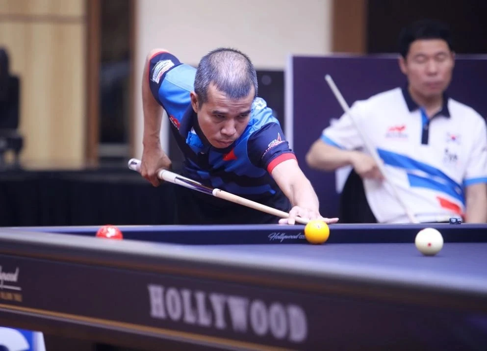 Cơ thủ của Việt Nam cũng có những lo lắng khi Liên đoàn billiards & snooker Việt Nam bị cấm 6 tháng tham gia các hoạt động quốc tế. Ảnh: GIA MẪN