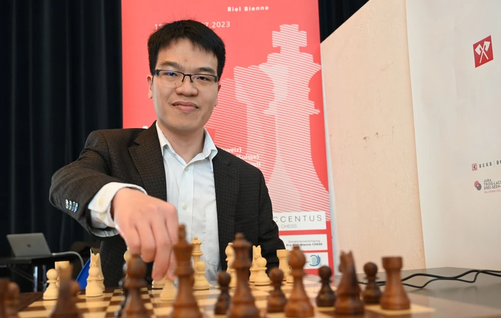 Lê Quang Liêm sẽ dự Olympiad 2024 cùng đội cờ vua Việt Nam. Ảnh: BIELCHESS