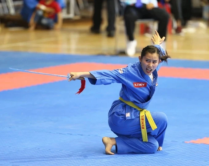 Giải vovinam vô địch quốc gia 2024 sẽ tranh tài tại Quảng Nam và thu hút các gương mặt hàng đầu quốc gia tham gia. Ảnh: DŨNG PHƯƠNG