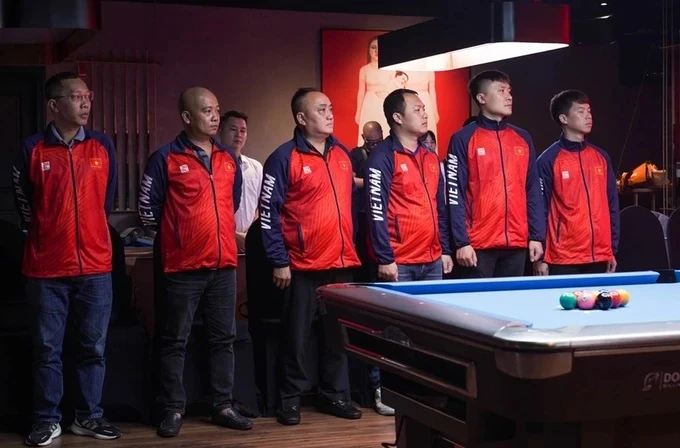 Billiards Việt Nam vừa kết thúc án cấm 6 tháng của Liên đoàn billiards châu Á (ACBS). Ảnh: ĐOÀNTTVN