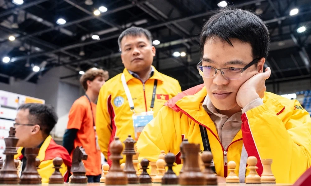 Lê Quang Liêm là kỳ thủ được cờ vua Việt Nam xây dựng kế hoạch dự SEA Games 33-2025. Ảnh: FIDE