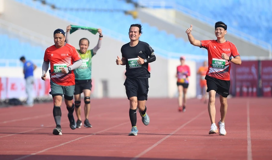 VĐV marathon phong trào nếu đạt tiêu chí chuyên môn đều được cơ hội dự giải vô địch châu Á 2025. Ảnh: VTM