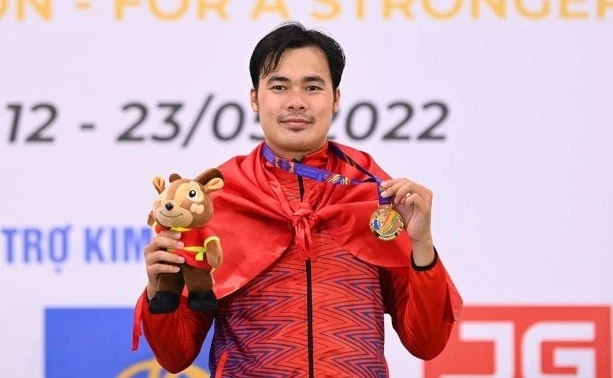 Nguyễn Tiến Nhật vẫn là kiếm thủ nhiều kinh nghiệm nhất tại đội tuyển Việt Nam năm nay. Ảnh: D.P nhat 1.jpg